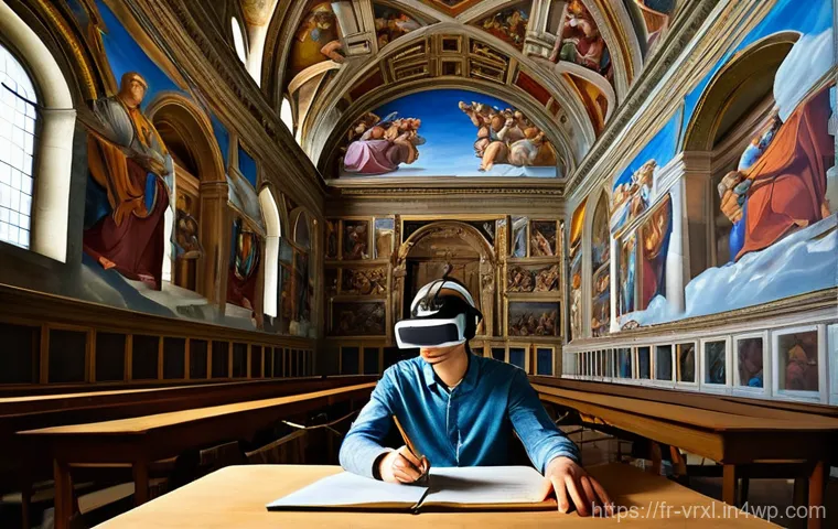 가상현실 여행의 글로벌 협력 - **Prompt 2: Global Connections in a Virtual Parisian Café**
    "Three diverse avatars, one appearin...